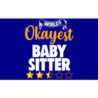 World's Okayest Sitter Gift Bumper Sticker