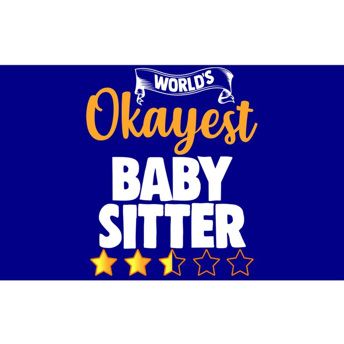 World's Okayest Sitter Gift Bumper Sticker