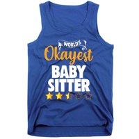 World's Okayest Sitter Gift Tank Top