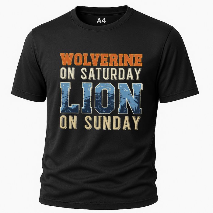 Wolverine On Saturday Lion On Sunday Performance Shirt