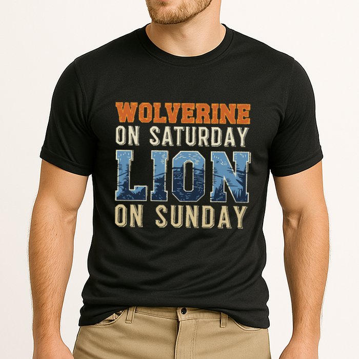 Wolverine On Saturday Lion On Sunday Performance Shirt