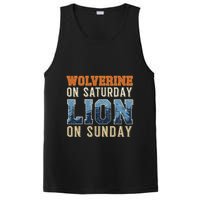 Wolverine On Saturday Lion On Sunday PosiCharge Competitor Tank
