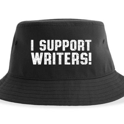 Writers On Strike WGA Strike Anti AI | Support Writers Sustainable Bucket Hat