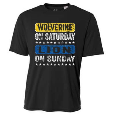 Wolverine On Saturday Lion On Sunday Cooling Performance Crew T-Shirt