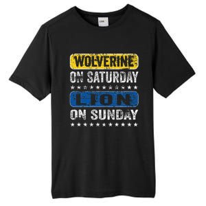 Wolverine On Saturday Lion On Sunday Tall Fusion ChromaSoft Performance T-Shirt