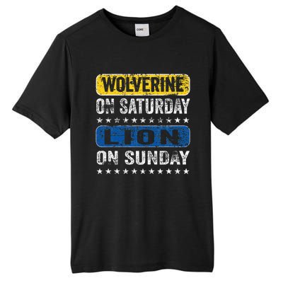 Wolverine On Saturday Lion On Sunday Tall Fusion ChromaSoft Performance T-Shirt