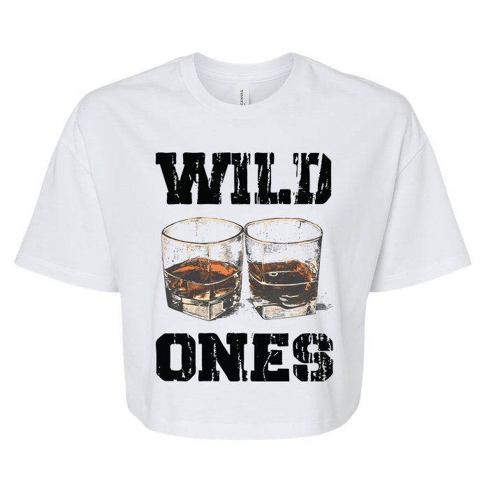 Wild Ones Sweatshirt Cowgirls Country Music Bella+Canvas Jersey Crop Tee