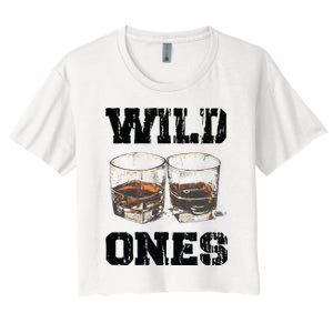 Wild Ones Sweatshirt Cowgirls Country Music Women's Crop Top Tee