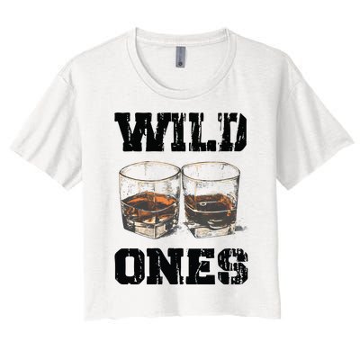 Wild Ones Sweatshirt Cowgirls Country Music Women's Crop Top Tee