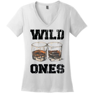 Wild Ones Sweatshirt Cowgirls Country Music Women's V-Neck T-Shirt