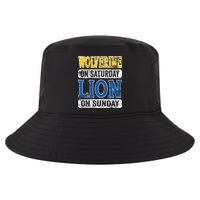 Wolverine On Saturday Lion On Sunday Cool Comfort Performance Bucket Hat