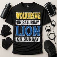 Wolverine On Saturday Lion On Sunday Performance Shirt