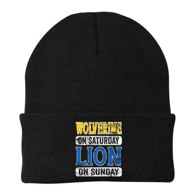 Wolverine On Saturday Lion On Sunday Beanie