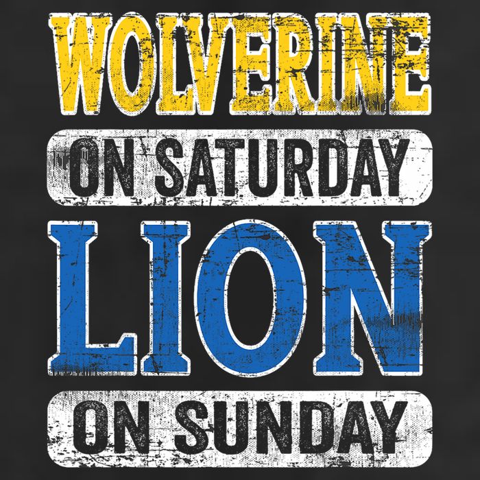 Wolverine On Saturday Lion On Sunday 25L Jumbo Tote