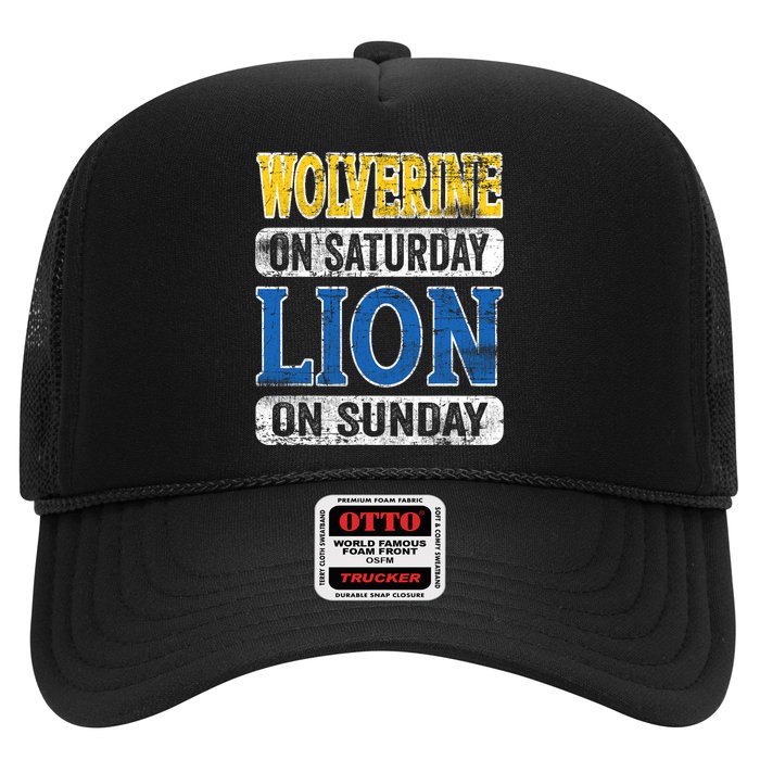 Wolverine On Saturday Lion On Sunday Hat