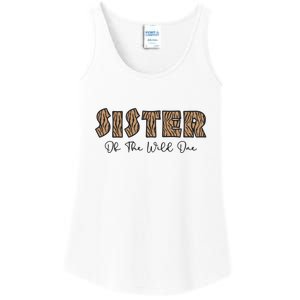 Wild One Sister Two Wild Birthday Outfit Zoo Birthday Animal Ladies Essential Tank