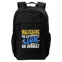 Wolverine On Saturday Funny Lion On Sunday Backpack