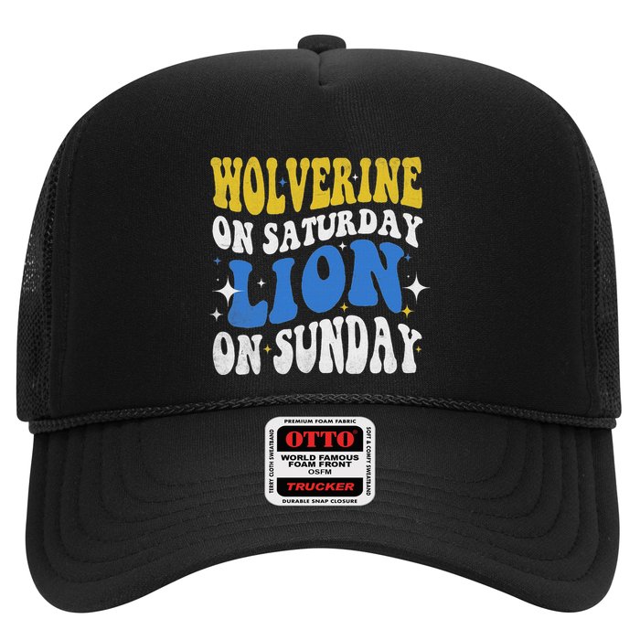 Wolverine On Saturday Funny Lion On Sunday Hat
