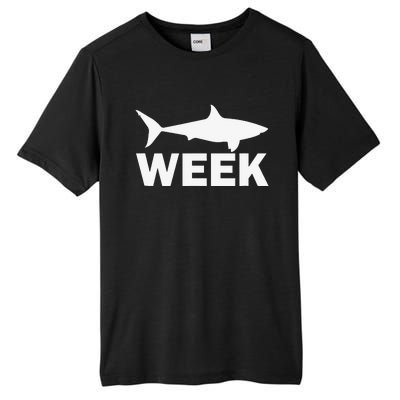 Week of Shark Funny Sharks Great Discovery Time Tall Fusion ChromaSoft Performance T-Shirt