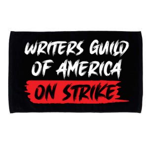 Writers On Strike WGA Strike Anti AI Microfiber Hand Towel