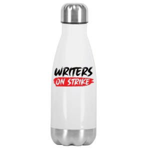 Writers On Strike WGA Strike Anti AI Stainless Steel Insulated Water Bottle