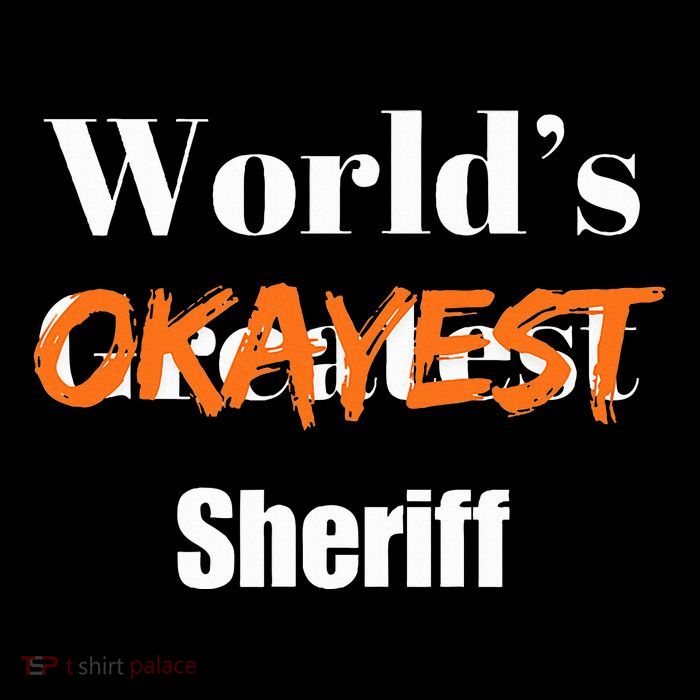 World Okayest Sheriff Sheriffs City Backpack