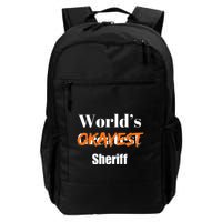 World Okayest Sheriff Sheriffs Backpack