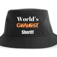 World Okayest Sheriff Sheriffs Sustainable Bucket Hat