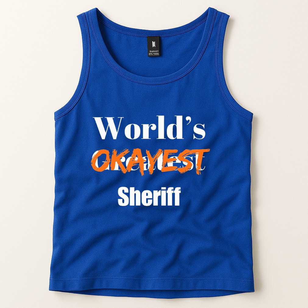 World Okayest Sheriff Sheriffs Tank Top