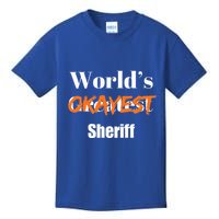 World Okayest Sheriff Sheriffs Kids T-Shirt