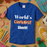 World Okayest Sheriff Sheriffs Kids T-Shirt