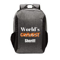 World Okayest Sheriff Sheriffs Vector Backpack