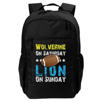 Wolverine On Saturday Lion On Sunday Daily Commute Backpack