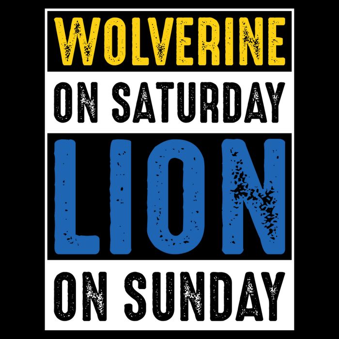 Wolverine On Saturday Lion On Sunday Daily Commute Backpack