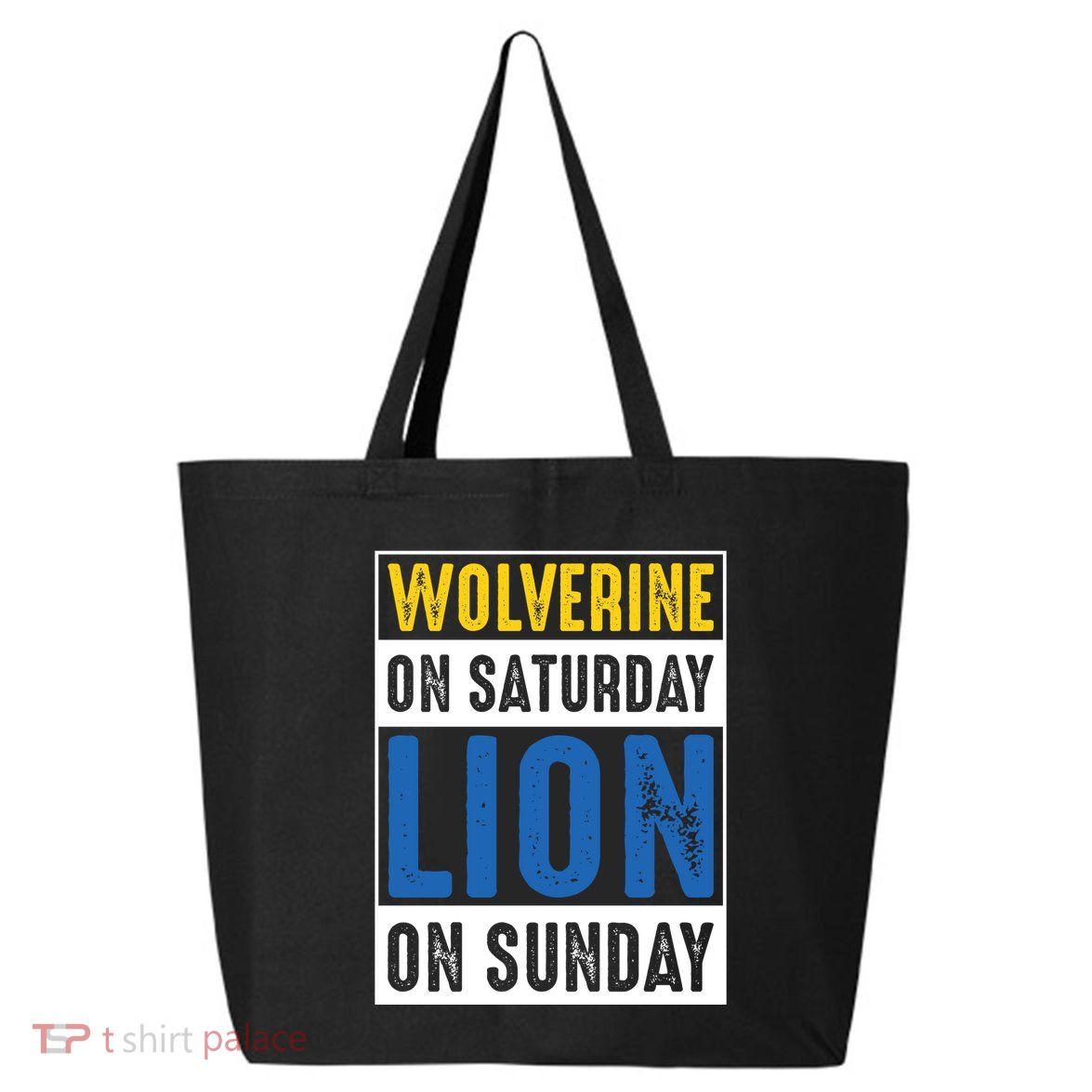Wolverine On Saturday Lion On Sunday 25L Jumbo Tote