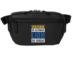 Wolverine On Saturday Lion On Sunday Crossbody Pack