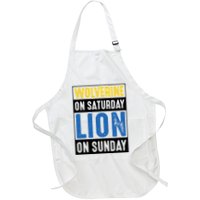 Wolverine On Saturday Lion On Sunday Apron