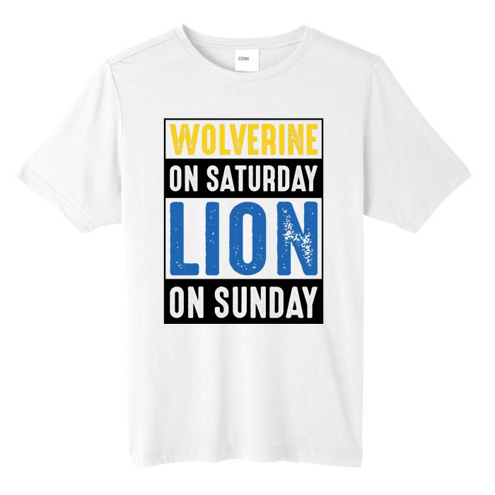 Wolverine On Saturday Lion On Sunday Tall Fusion ChromaSoft Performance T-Shirt