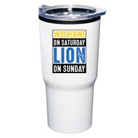 Wolverine On Saturday Lion On Sunday Tumbler