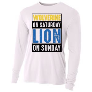 Wolverine On Saturday Lion On Sunday Cooling Performance Long Sleeve Crew