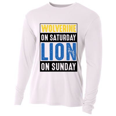 Wolverine On Saturday Lion On Sunday Cooling Performance Long Sleeve Crew
