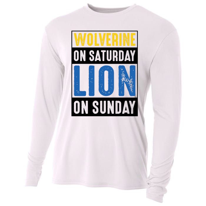 Wolverine On Saturday Lion On Sunday Cooling Performance Long Sleeve Crew