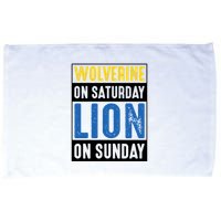 Wolverine On Saturday Lion On Sunday Microfiber Hand Towel