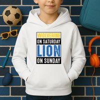 Wolverine On Saturday Lion On Sunday Kids Hoodie