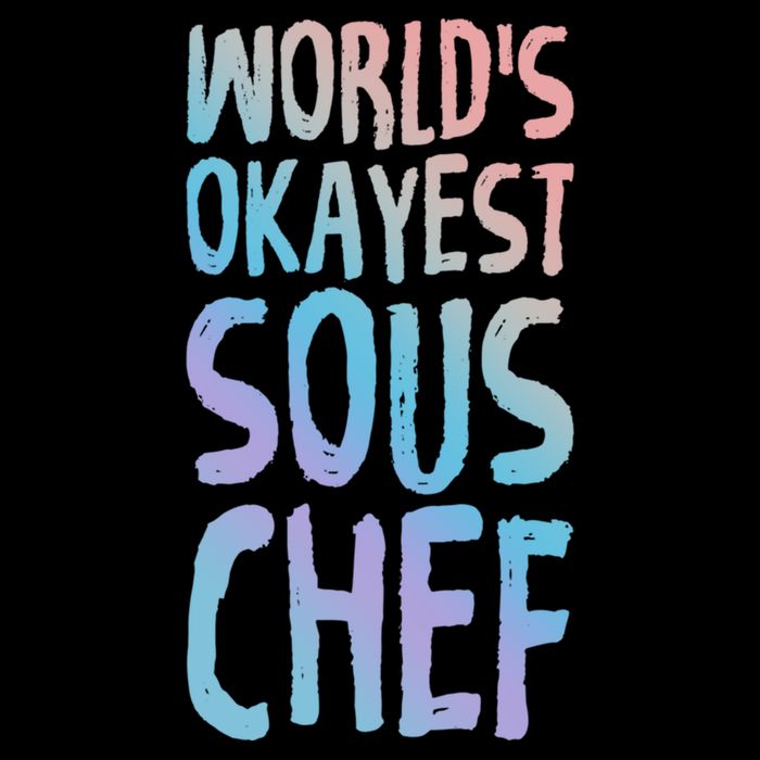 Worlds Okayest Sous Chef Funny Saying Tee For Unisex Cookin Funny Gift Wool Snapback Cap