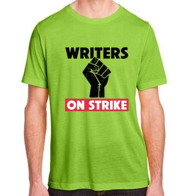 Writers On Strike WGA Strike Anti AI Adult ChromaSoft Performance T-Shirt