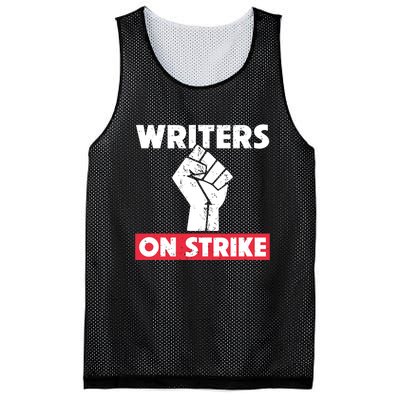 Writers On Strike WGA Strike Anti AI Mesh Reversible Basketball Jersey Tank