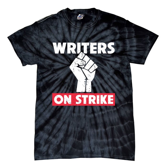 Writers On Strike WGA Strike Anti AI Tie-Dye T-Shirt