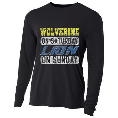 Wolverine On Saturday Lion On Sunday Cooling Performance Long Sleeve Crew