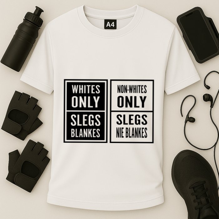 Whites Only Slegs Blankes Nonwhites Only Slegs Nie Blankes Cooling Performance Crew T-Shirt